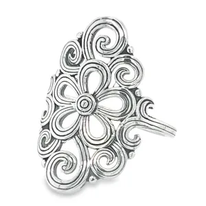 R102 Flower Cut Ring