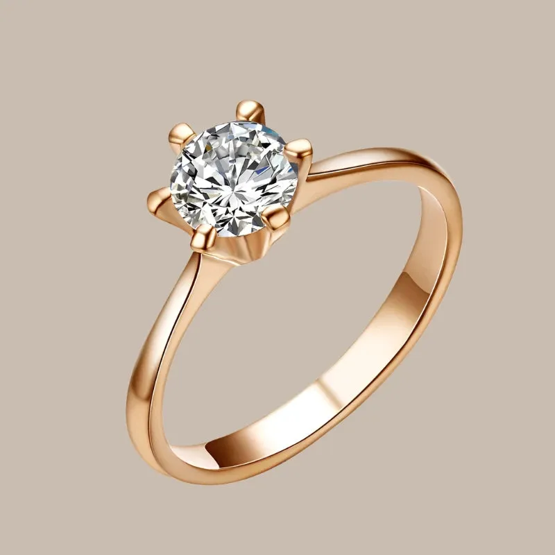 Rose Gold Engagement Ring