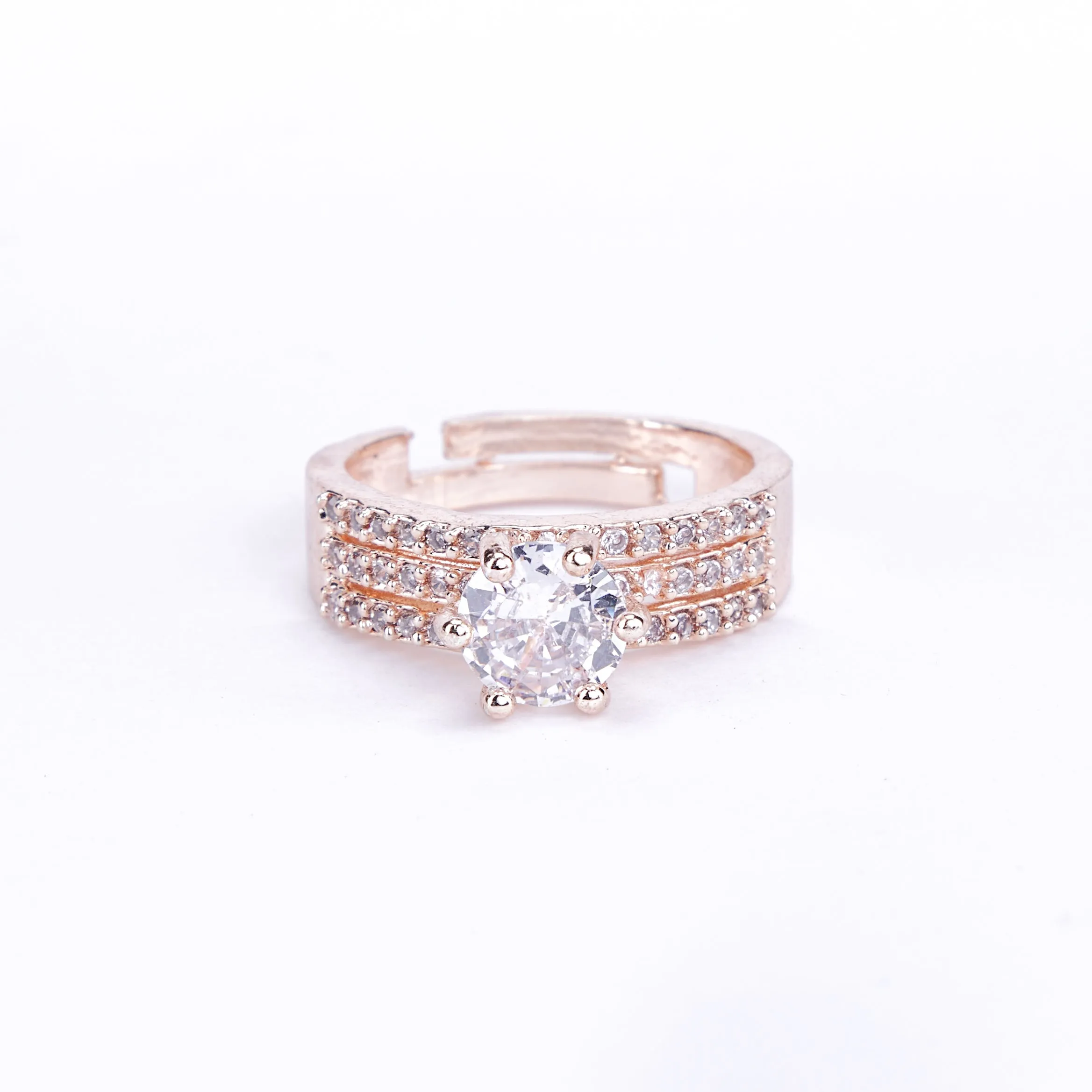 Rose Gold Wedding Elegance Ring