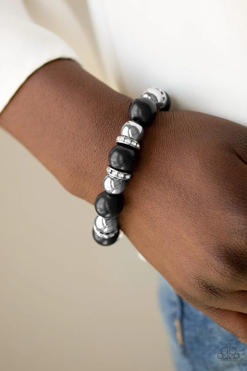 Ruling Class Radiance Black Paparazzi Bracelet