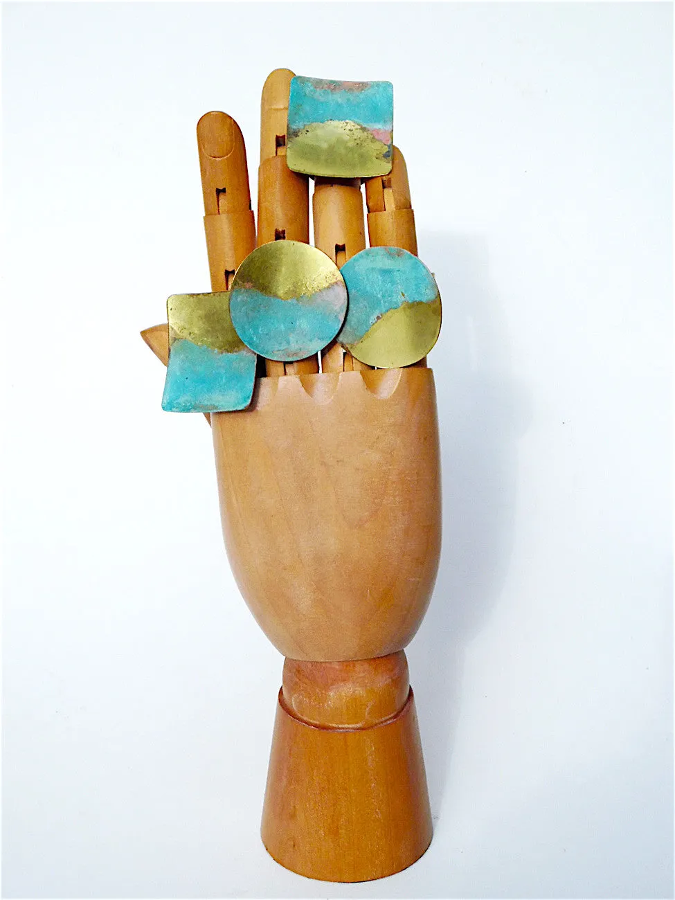 Statement Rings in Brass Gold Patina