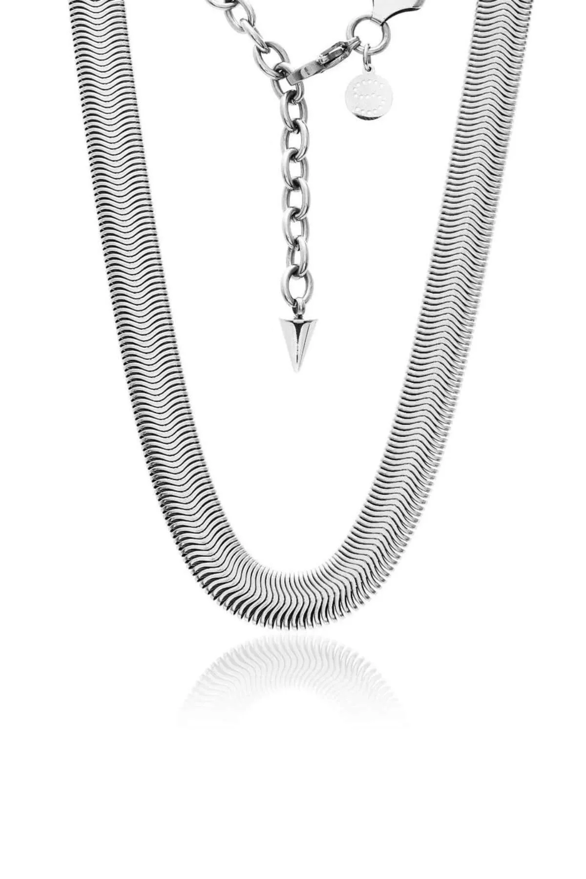 SUNDOWNER NECKLACE SILVER