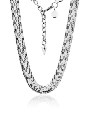 SUNDOWNER NECKLACE SILVER