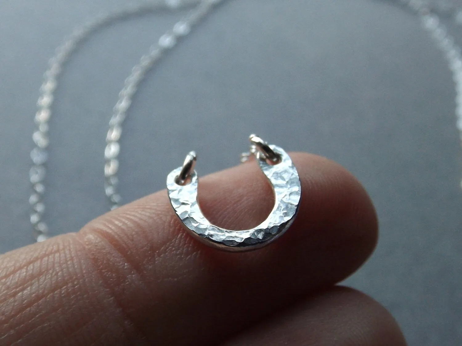 Tiny Horseshoe Necklace,Lucky Necklace,Minimalist Jewelry,Minimalist Necklace, Sterling Silver Necklace, Necklace, Minimalist Jewelry, Lucky