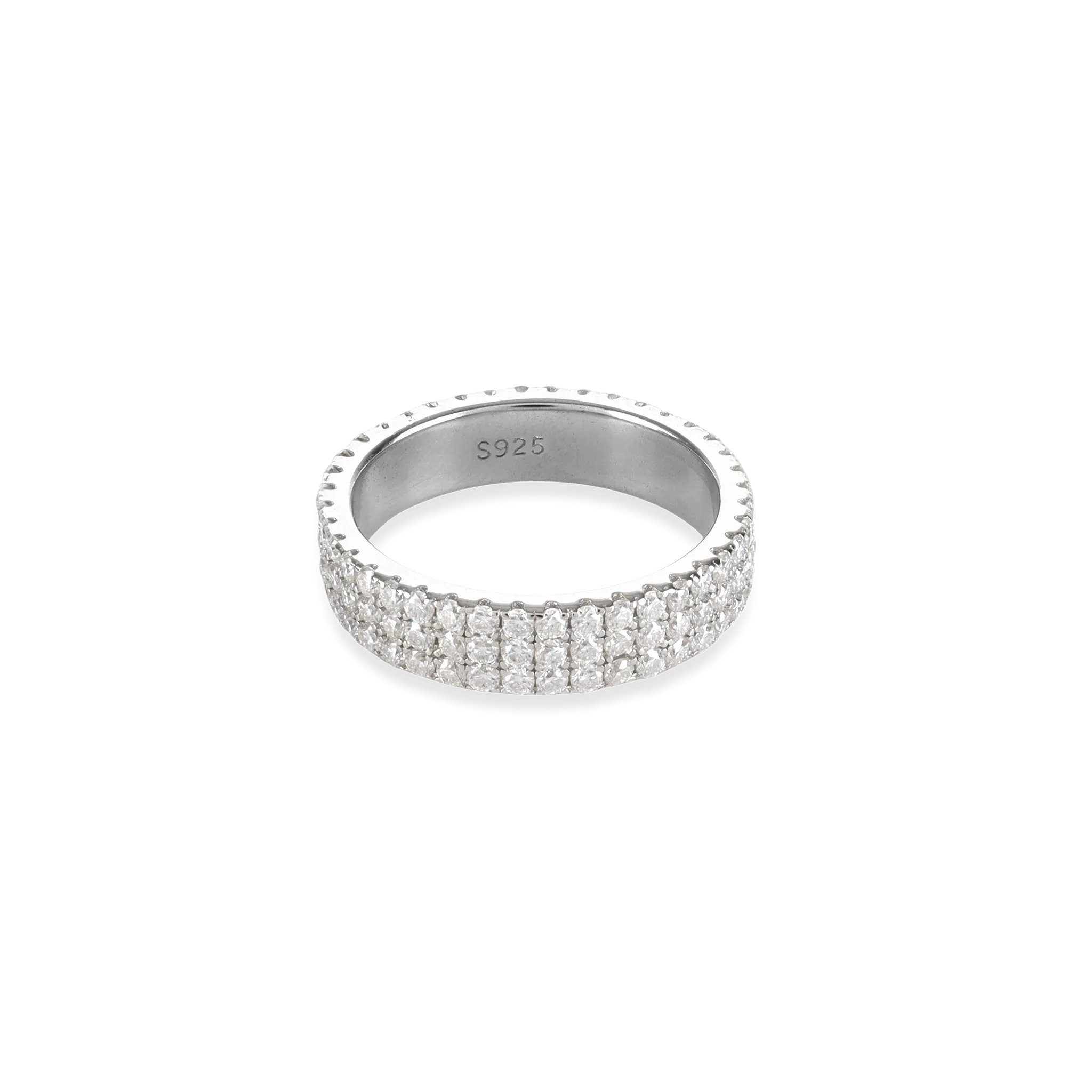 TRIPLE ETERNITY DIAMOND RING