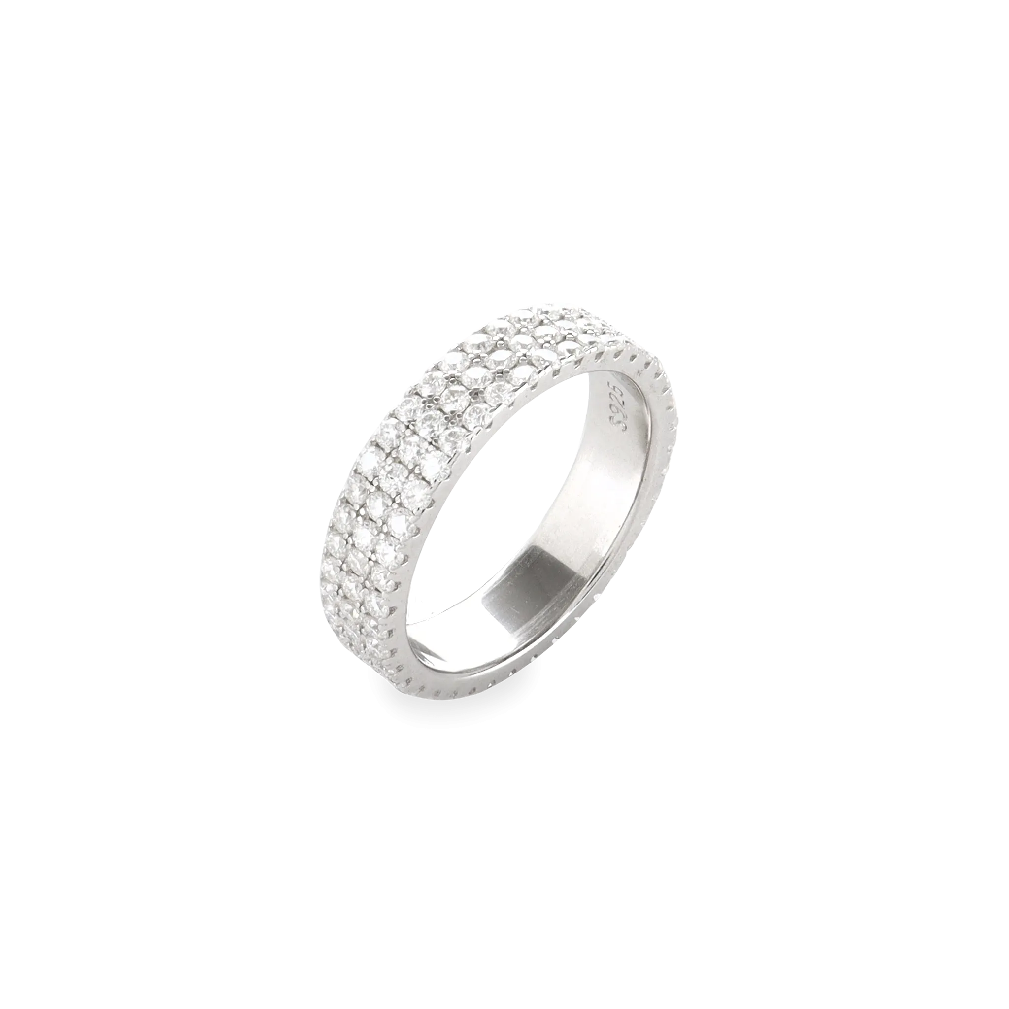 TRIPLE ETERNITY DIAMOND RING