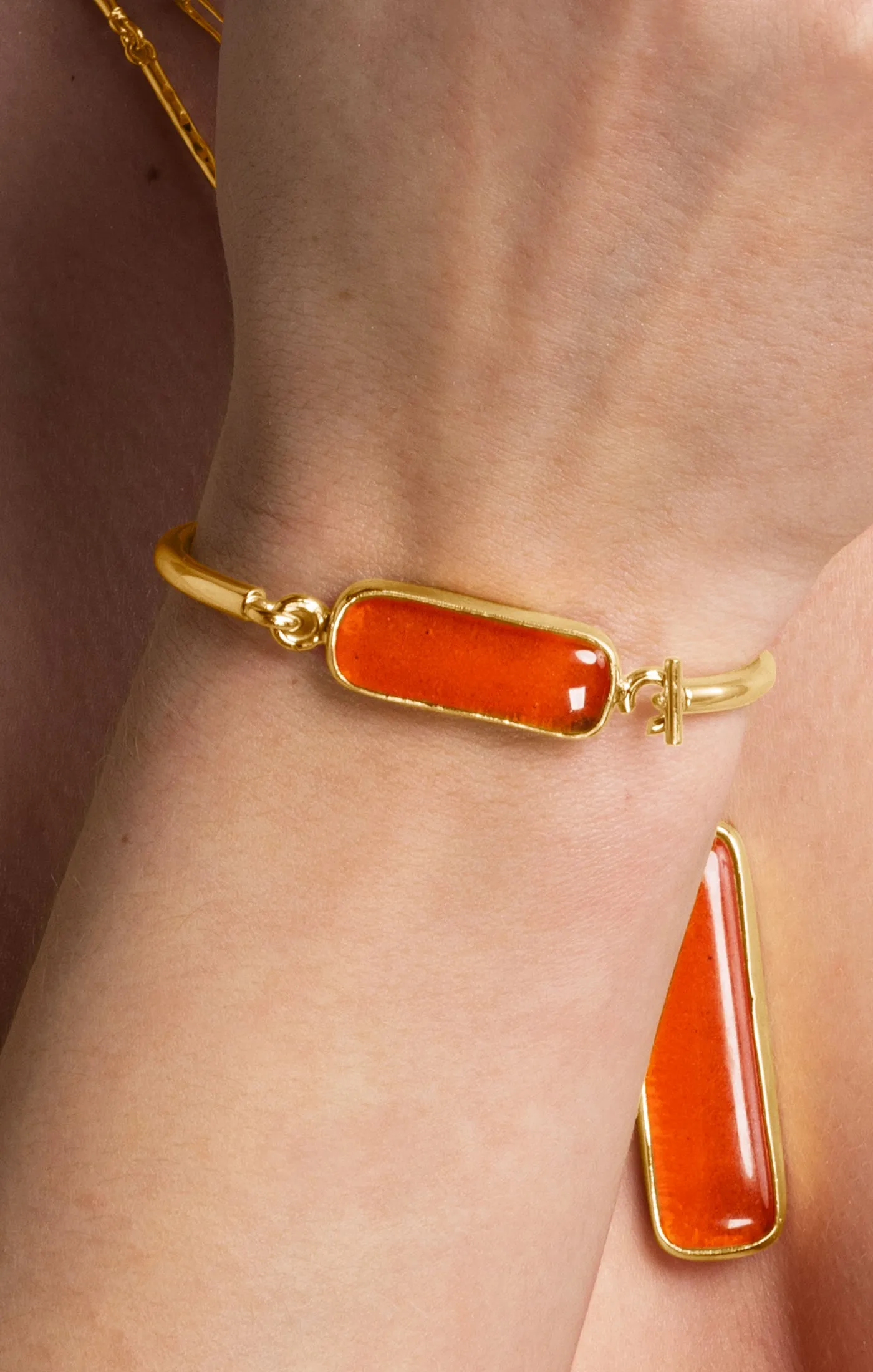 Umbo Open Link Cuff Bracelet